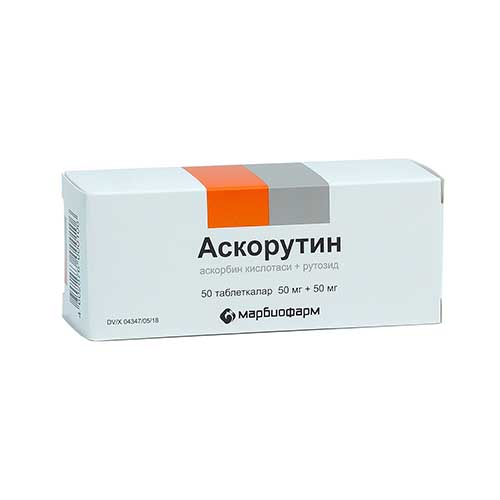 Askorutin tab. 50mg+50mg №50